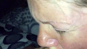 British Milf Delivers a Naughty Blowjob and Swallows