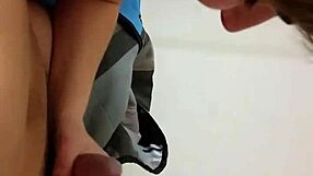 Petite French Girl's Hotel Blowjob