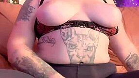 relaxing solo session in black pantyhose with feet focus