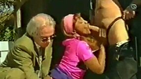 i saw a black woman walking by