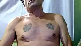 Célio Borba teases sensually just for you with big cock action.