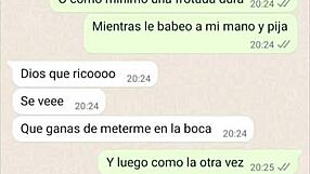 My Latina Girlfriend Gets Very Aroused During A Homemade Web Chat On The Phone, Part 2