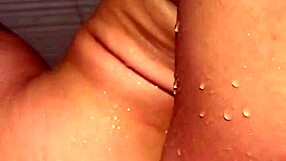 Wow, I entered my neighbor's house and found her in the shower with her big ass!