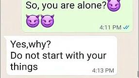 hey, he just can't stop sexting me!