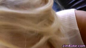 amateur teen in stockings sucks old man's cock with handjob in british hardcore