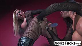 Brooke Brand And Angelina Valentine In Sexy Girl-Girl Action!