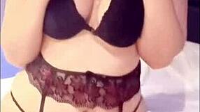 Will Two Big Cocks Make This Brunette Cum?