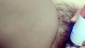 Asian babe's wet pussy fingered solo