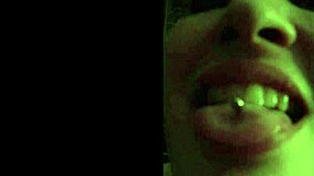 Young Amateur Luna Gives Bold Blowjob with Pierced Nipples and Tattoos