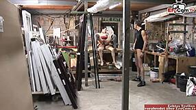 Devoted teen gets deepthroat, anal, and facial cumshot.