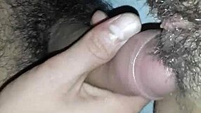 Couple Enjoys Close Up POV In Hairy Style