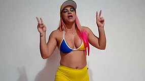 débora fantine dances in a special olympics funk performance