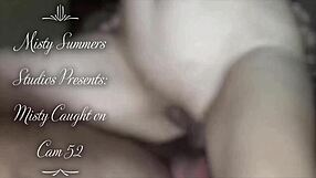 Misty intensely licked on camera again.