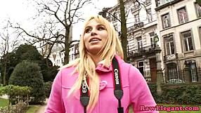 Watch the Euro babe get assfucked by big black cock