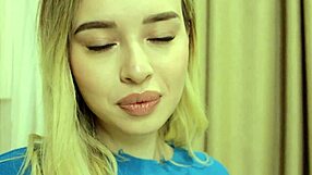 Behind the scenes with a natural young beauty girl with tattoos