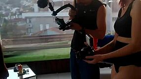 Filming on my house balcony