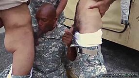 Army Men Fuck in Shower!