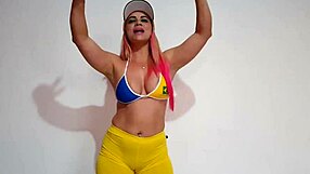 débora fantine dances in a special olympics funk performance