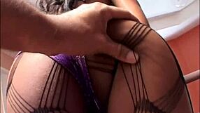 Slim Black Teen Feels Her Tight Asshole Stretched Wide by Huge Cock