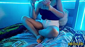 i lost playing cards and ended up undressing