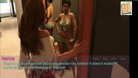 wife and stepmother getting naughty together at home