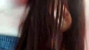 Stepsister rides wildly moaning perverted secrets