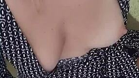 blonde milf gets off with dildo on steamy video call with dirty talk