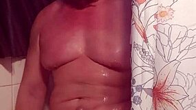 Playing With My Big Cock In The Shower, Intense Bathing Session