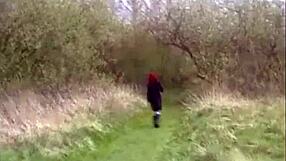 Ebony Milf Flashes Brownie in Public Outdoor Orgasm Exhibition