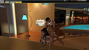 cheating husband gets caught in 3d!