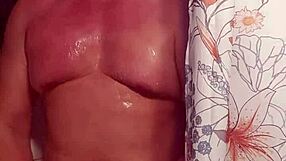 Playing With My Big Cock In The Shower, Intense Bathing Session