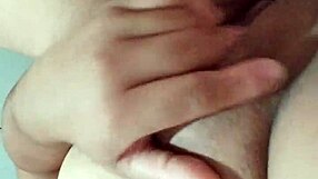 Beautiful girl exhibits before orgasm