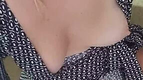 blonde milf gets off with dildo on steamy video call with dirty talk