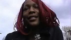 Ebony Milf Flashes Brownie in Public Outdoor Orgasm Exhibition