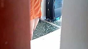 Best Friend Caught and Fucked Hard While Spying Through Door