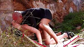 French amateur couple caught fucking outdoors in vol 14