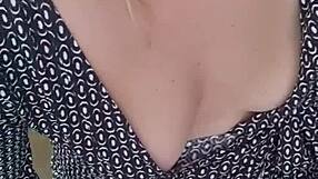 blonde milf gets off with dildo on steamy video call with dirty talk