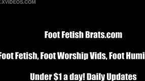 Relax as i worship your feet in femdom session