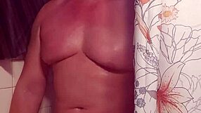 Playing With My Big Cock In The Shower, Intense Bathing Session