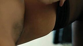 Stockinged Lesbian Fingers Pussy