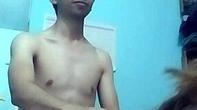 webcam couple touches tits and goes doggystyle