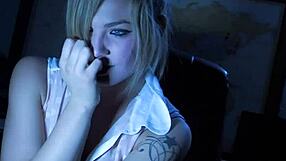 Dahlia Fingers Herself Darkly