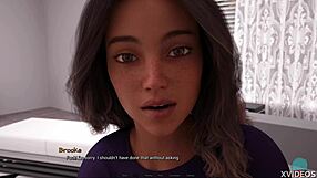 Brooke gently sucks big dick in roleplay orgasm 😍