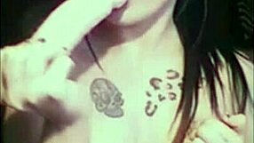 Check out the teen dancing and sucking on her dildo