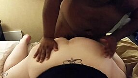 Wife secretly indulges in fucking a massive big black cock.