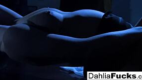 Dahlia Fingers Herself Darkly