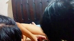 My girlfriend and best friend share a close bond in homemade activities