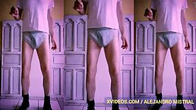 Watch Alejandro Mistral In Lingerie Suck Mature Cock Exclamatorily!
