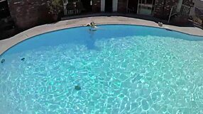 Gigi Breeze's Outdoor Pool Deepthroat: Public Gagging and Face Fucking Adventure