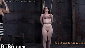 Wretchen asks, 'Is my tight pussy delighted by this rough bdsm fucking?'